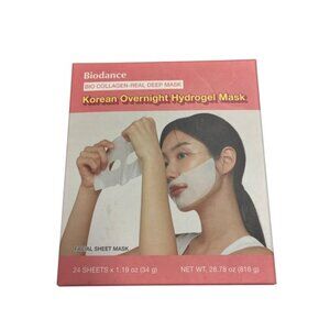 Biodance Bio Collagen Real Deep Mask 24 Sheets Korean Overnight Hydrogel NEW